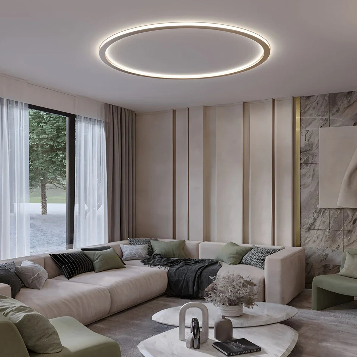 Feyran Nordic Circular Simple LED Ceiling Light