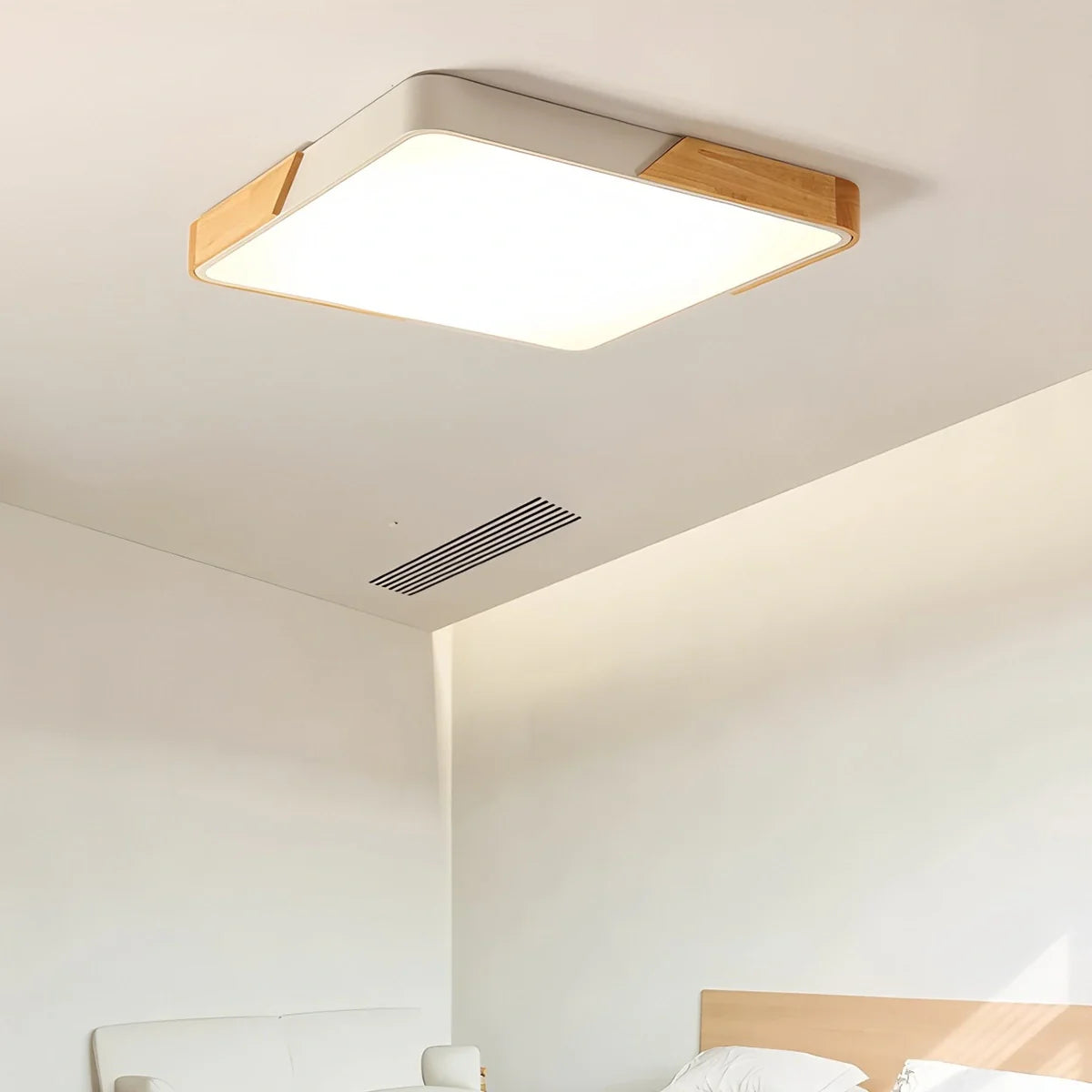 Feyran Minimalist Wood Ceiling Light for Bedroom
