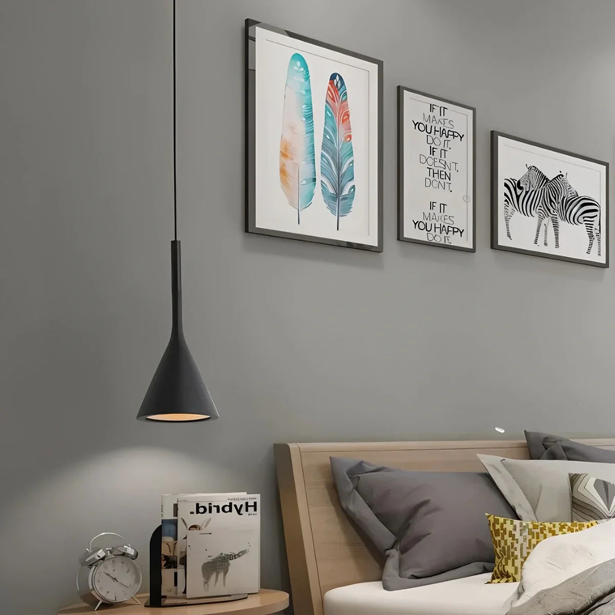 Feyran Divino Cone Pendant Light for Bedroom