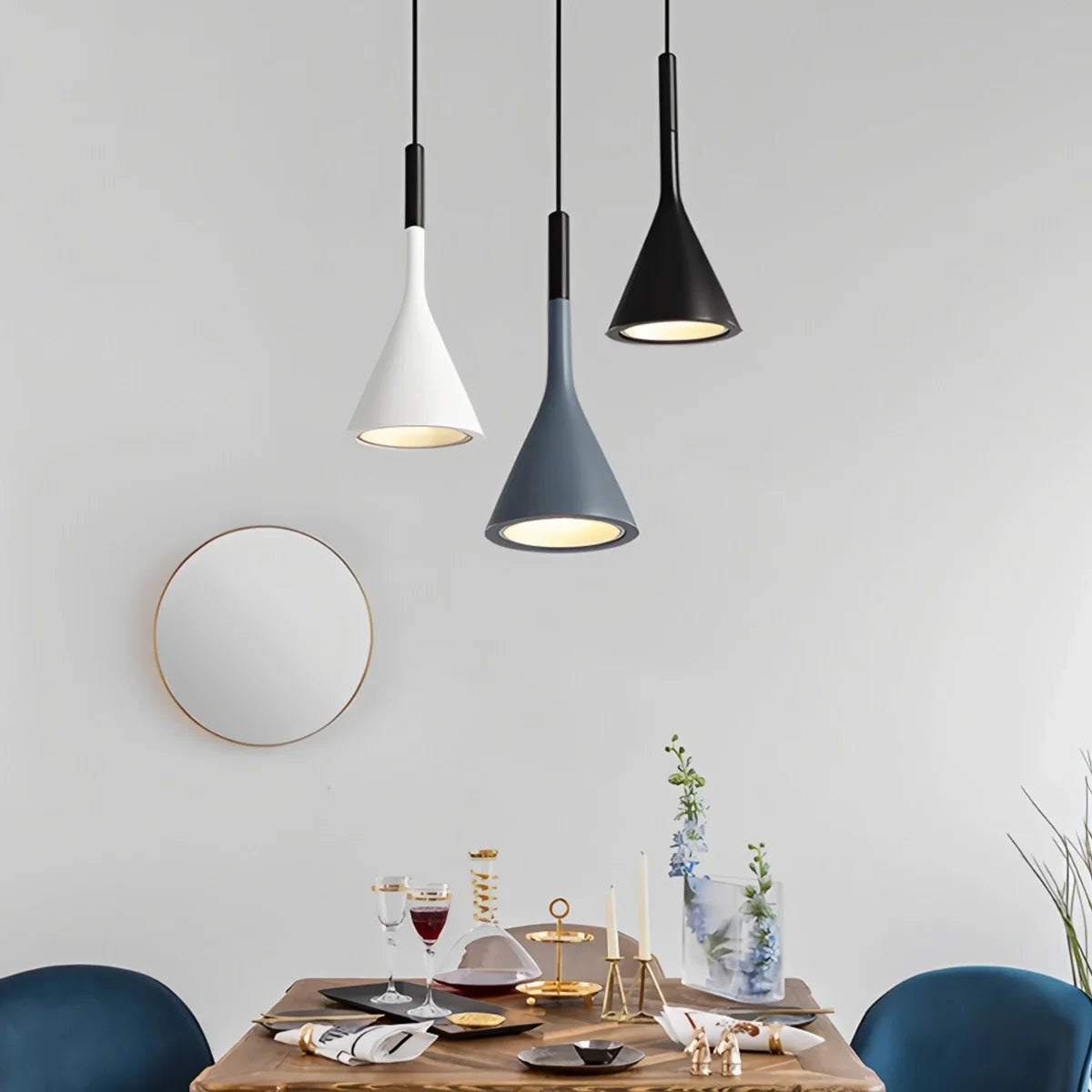 Feyran Divino Cone Pendant Light for Bedroom
