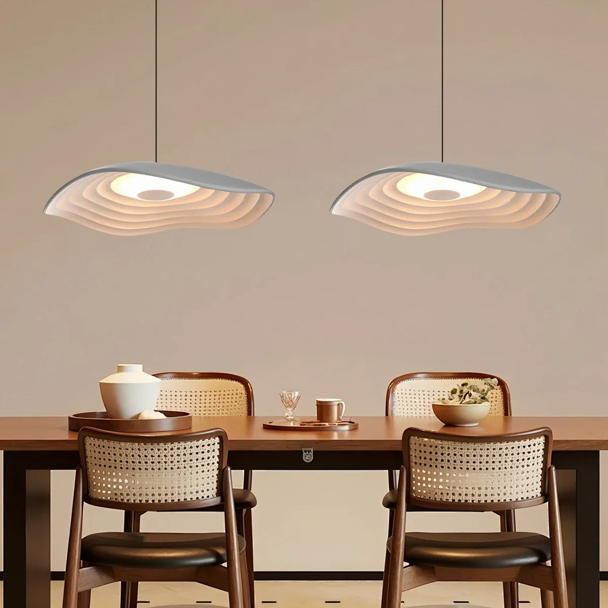 Feyran Nordic Creative Ripple Pendant Light for Dining Room