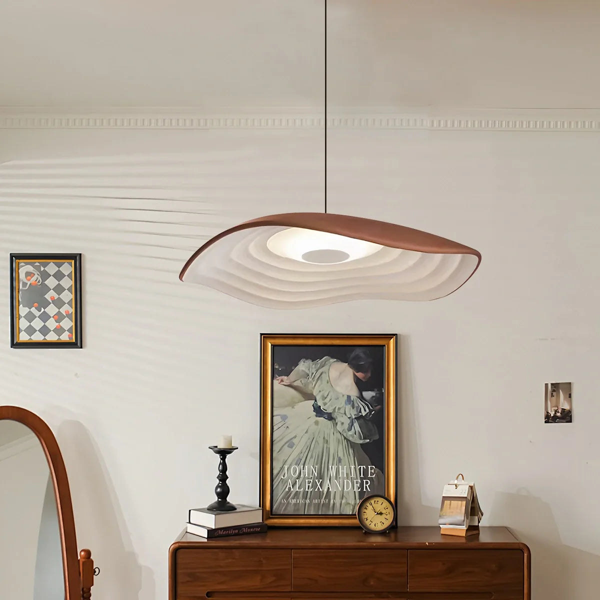 Feyran Nordic Creative Ripple Pendant Light for Dining Room
