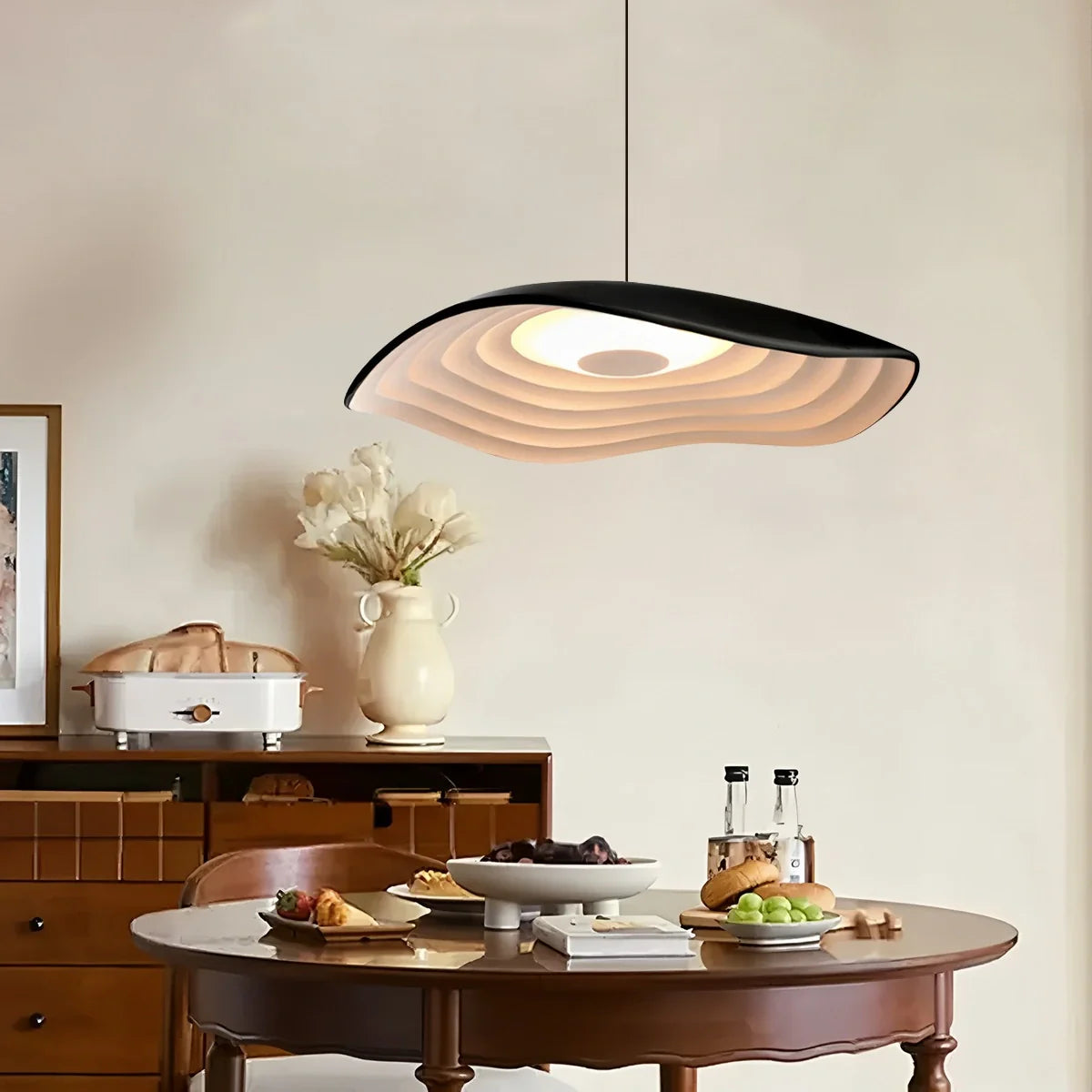 Feyran Nordic Creative Ripple Pendant Light for Dining Room
