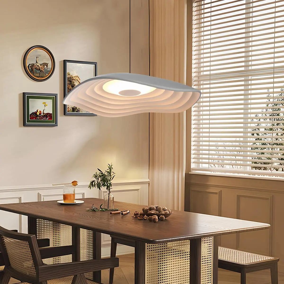 Feyran Nordic Creative Ripple Pendant Light for Dining Room
