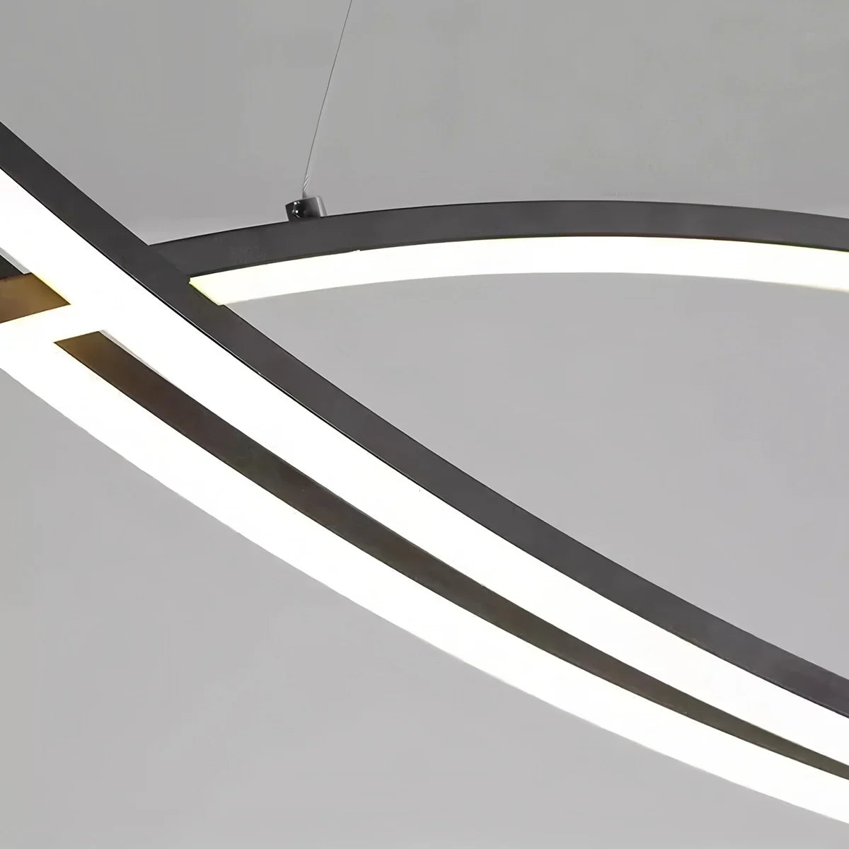 Feyran Eraj Curved LED Pendant Light for Kitchen Island