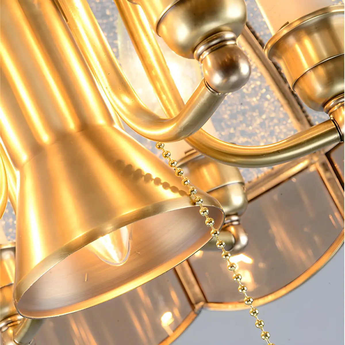 Feyran European Style Copper Pendant Light for Living Room