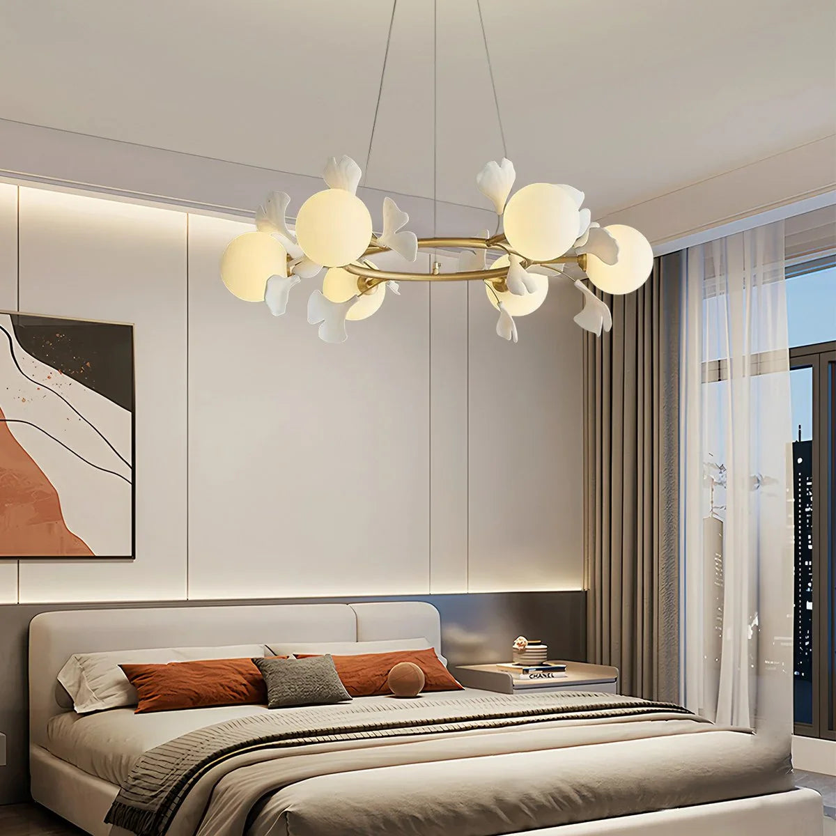 Feyran Evander Ginkgo Chandelier for Dining Area