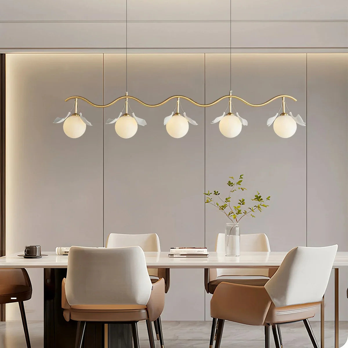 Feyran Evander Ginkgo Chandelier for Dining Area