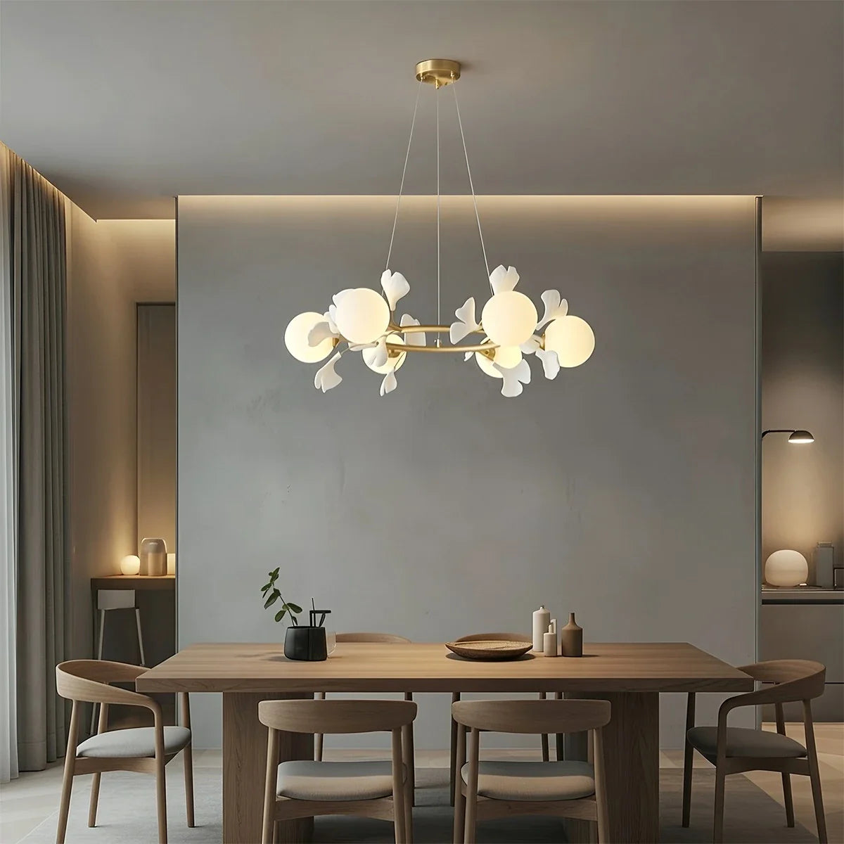 Feyran Evander Ginkgo Chandelier for Dining Area