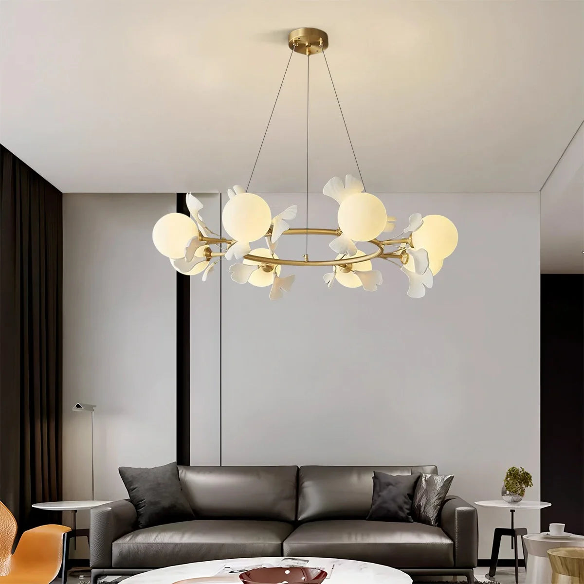 Feyran Evander Ginkgo Chandelier for Dining Area