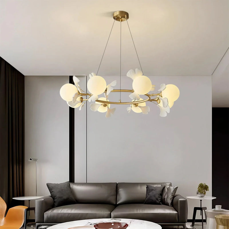 Feyran Evander Ginkgo Chandelier for Dining Area