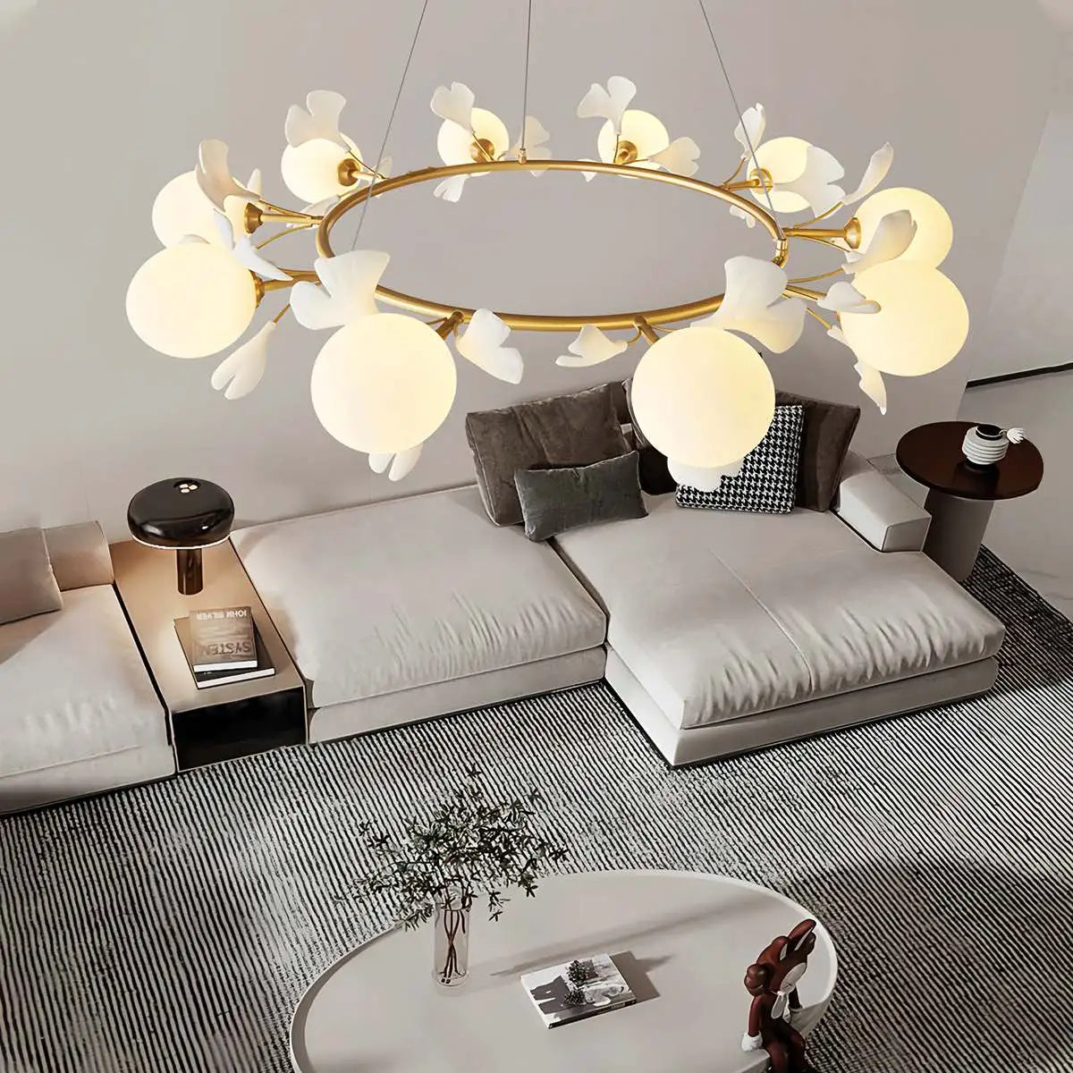 Feyran Evander Ginkgo Chandelier for Dining Area