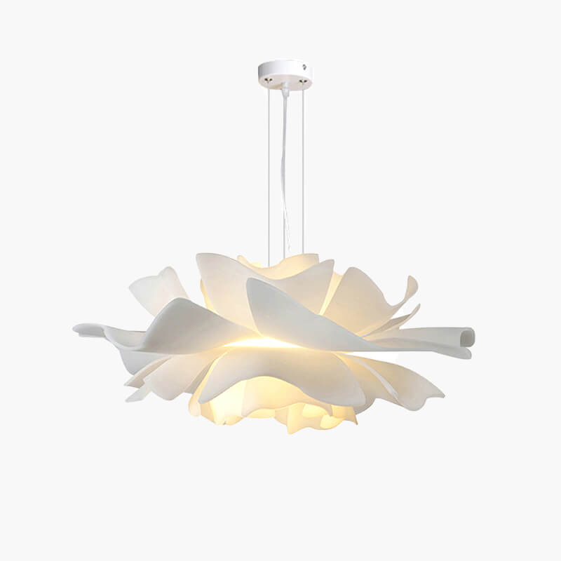 Feyran White Flower Pendant Light for Living Room