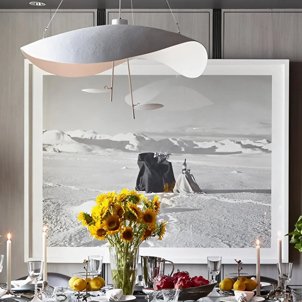 Feyran Modern Sculptural Leaf Pendant Light