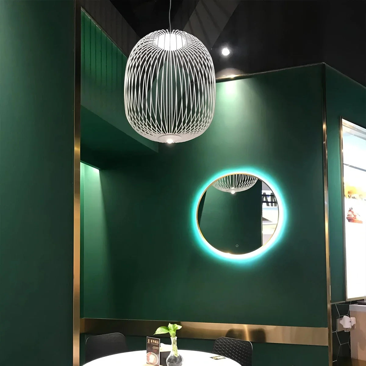 Feyran Foscarini Spokes Bird Cage Pendant Light