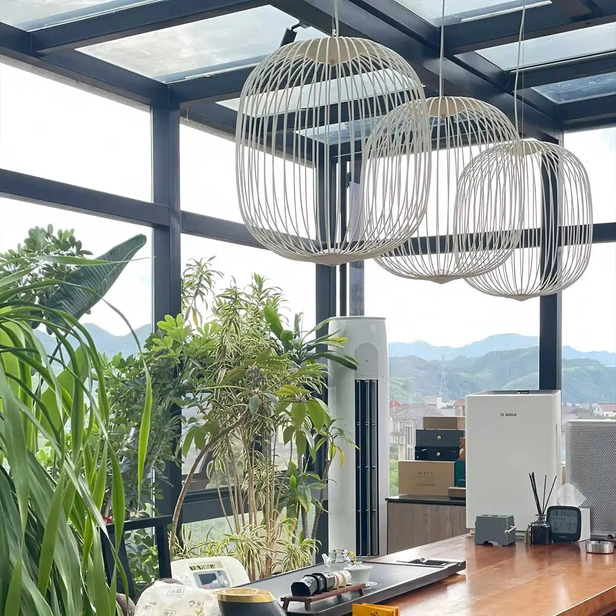 Feyran Foscarini Spokes Bird Cage Pendant Light