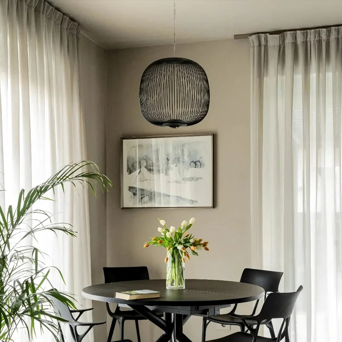 Feyran Foscarini Spokes Bird Cage Pendant Light