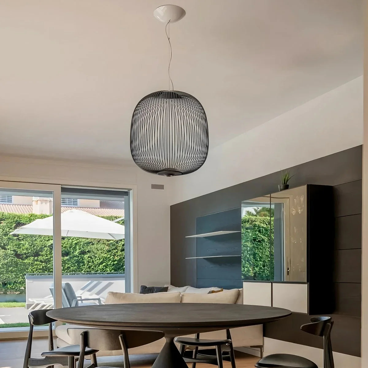 Feyran Foscarini Spokes Bird Cage Pendant Light