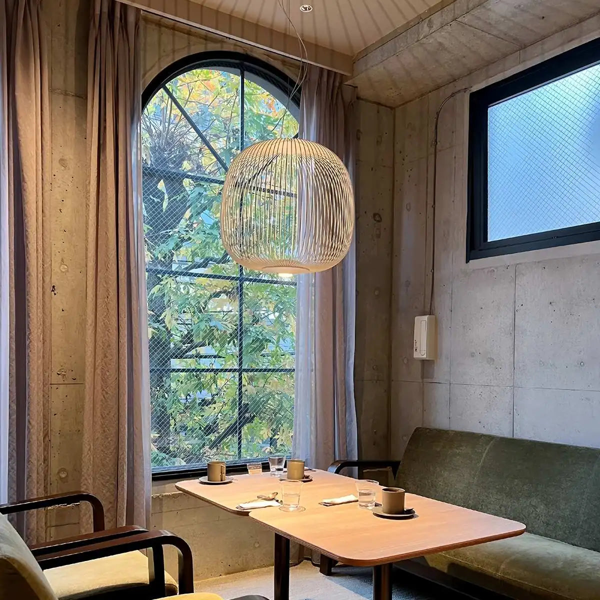 Feyran Foscarini Spokes Bird Cage Pendant Light