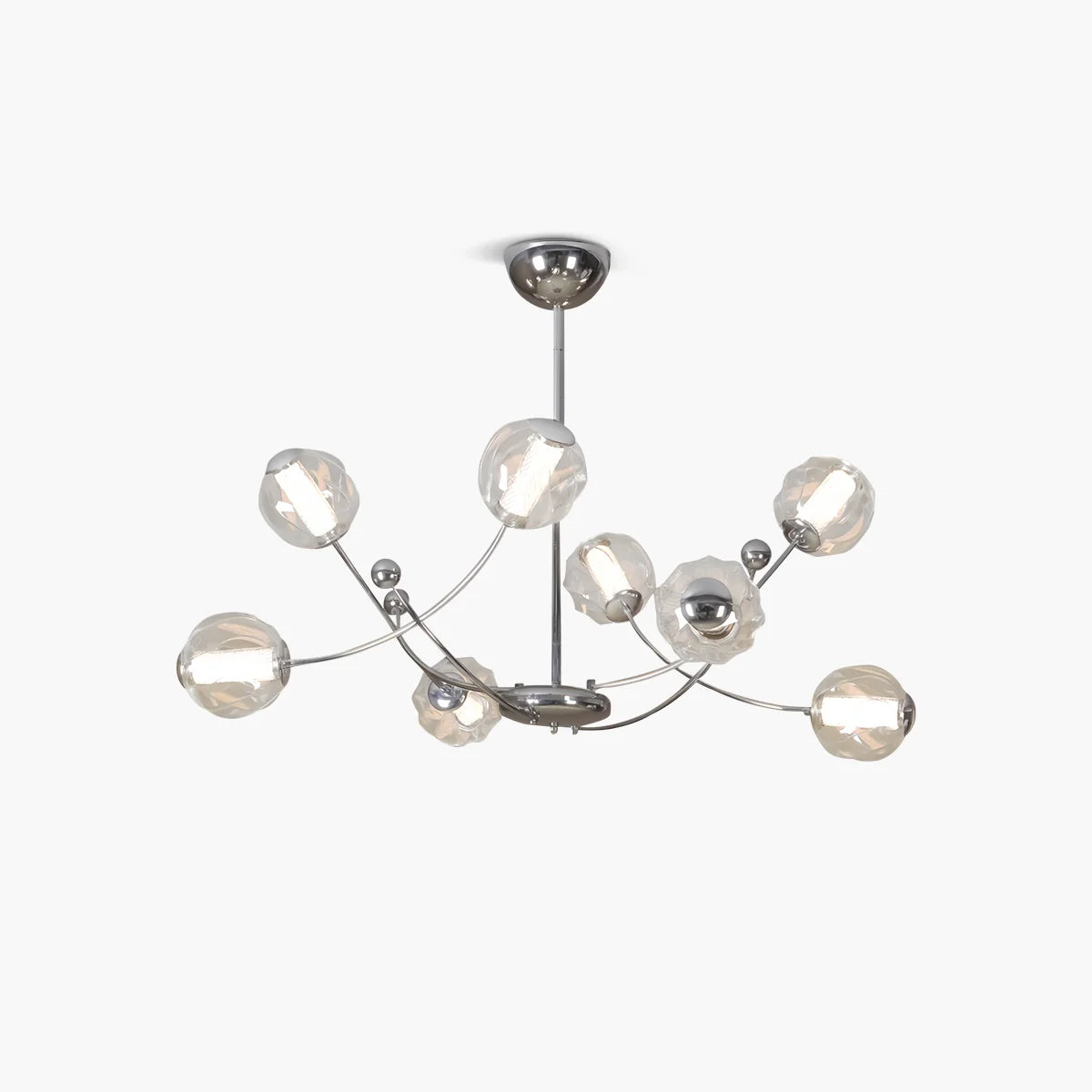 Feyran French Minimalist Glass Ball Chandelier