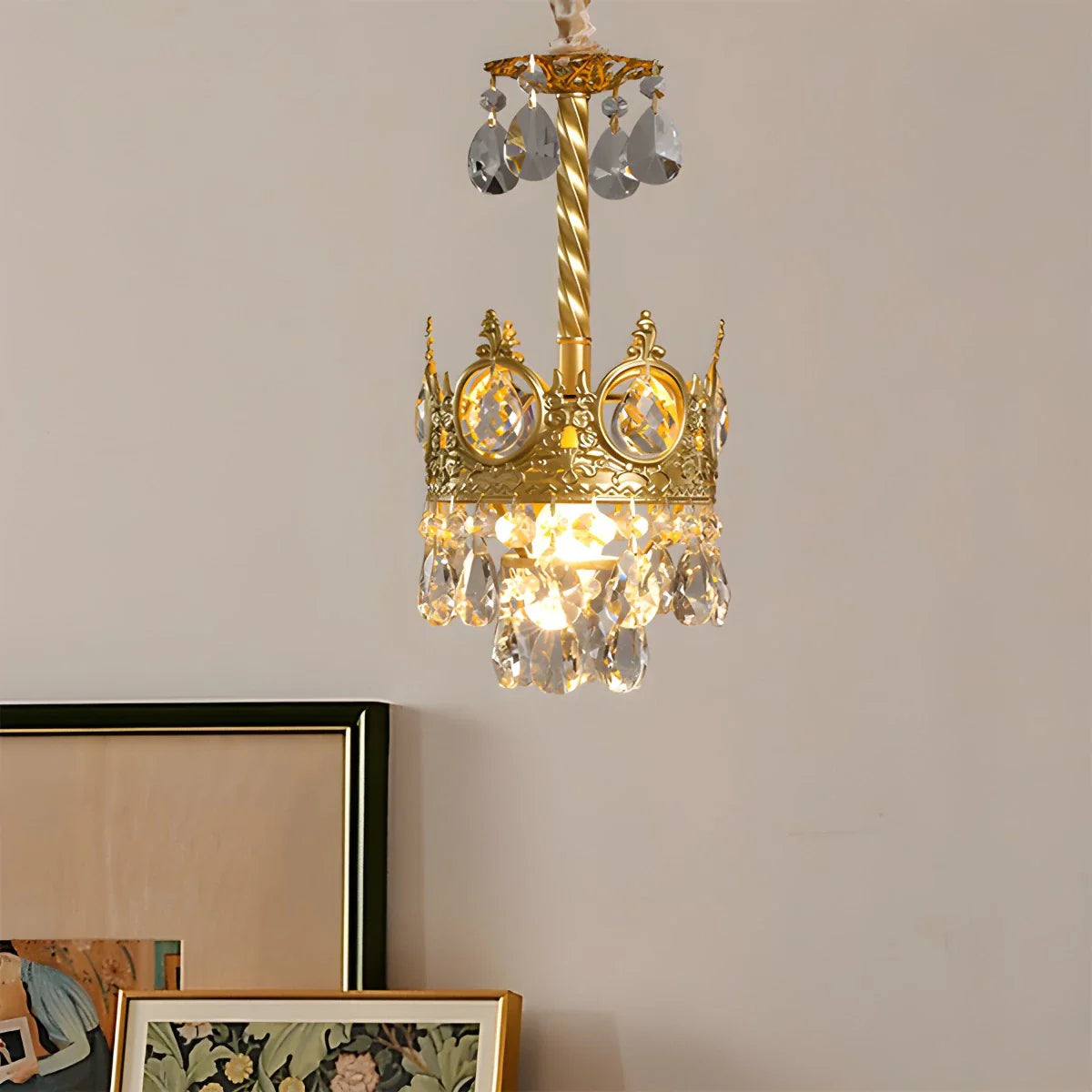 Feyran French Retro Crystal Chandelier for Dining Room