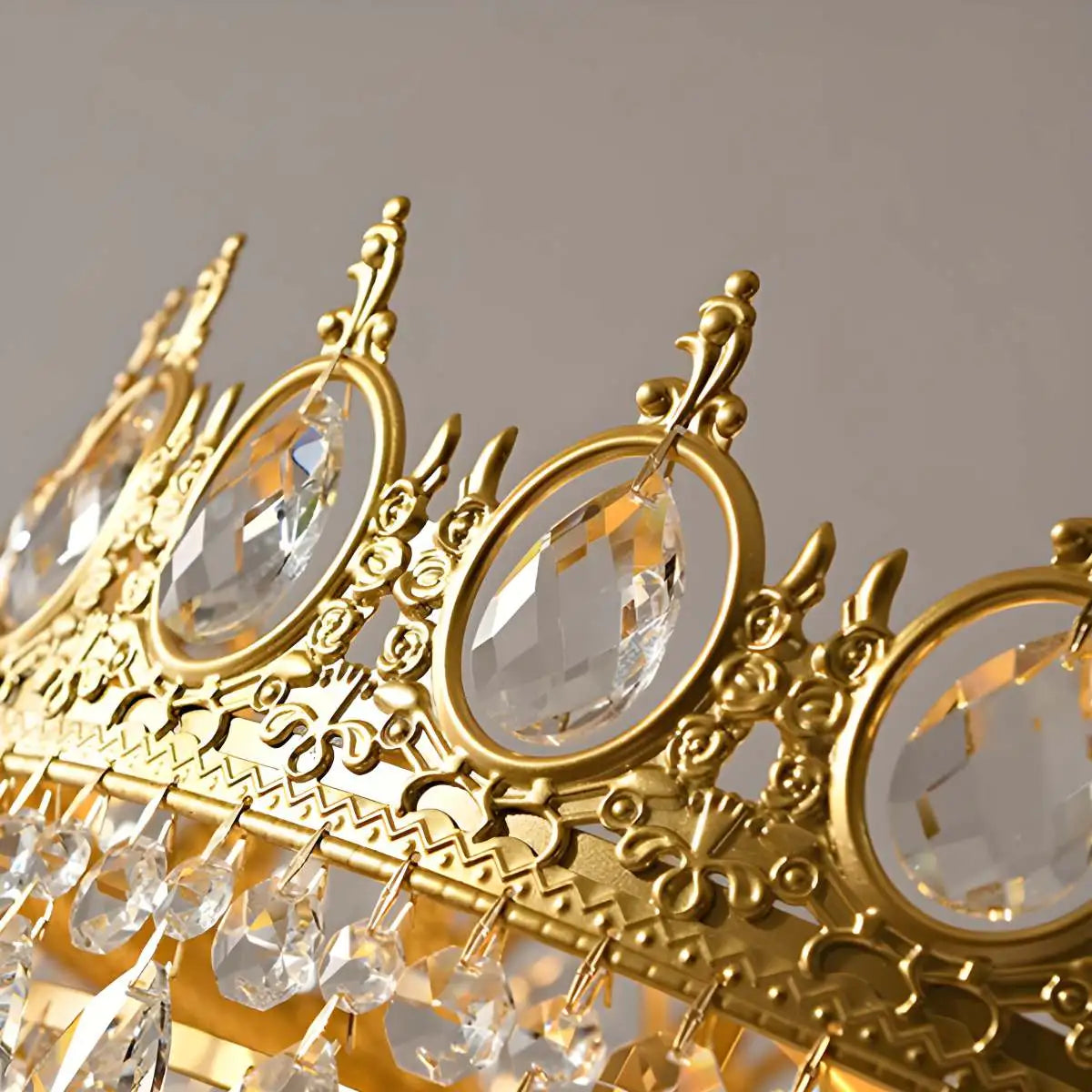 Feyran French Retro Crystal Chandelier for Dining Room
