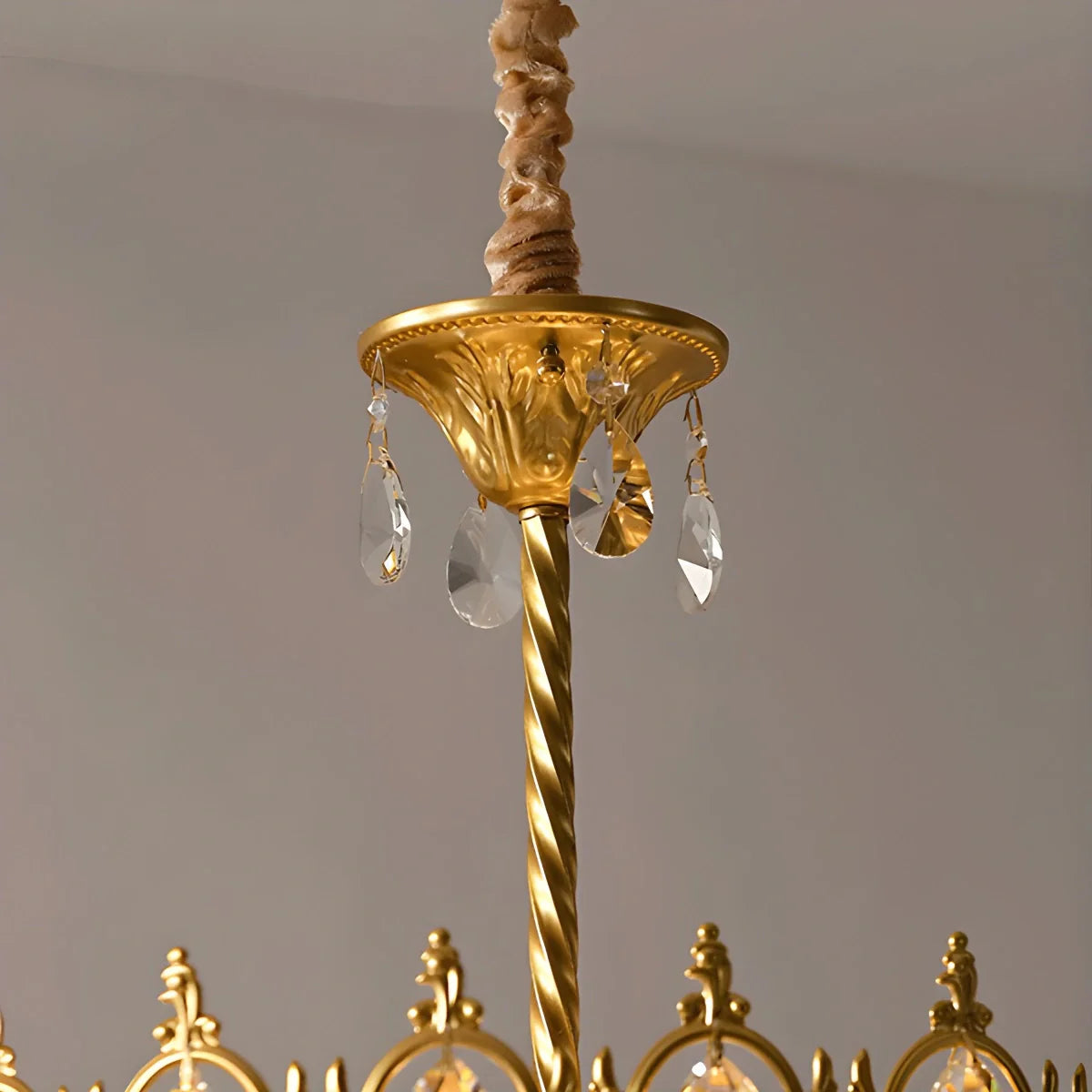 Feyran French Retro Crystal Chandelier for Dining Room