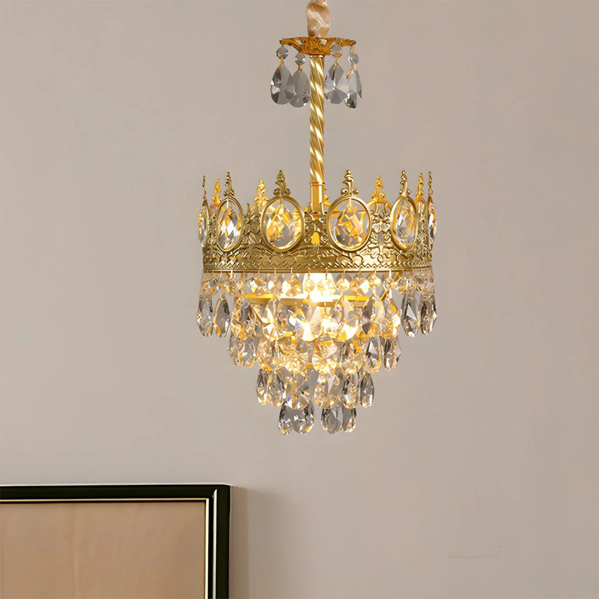 Feyran French Retro Crystal Chandelier for Dining Room
