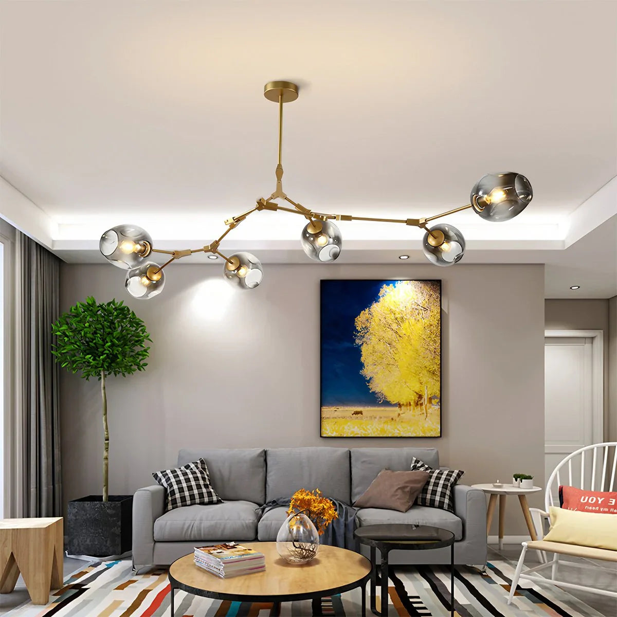 Feyran Freya Modern Glass Chandelier
