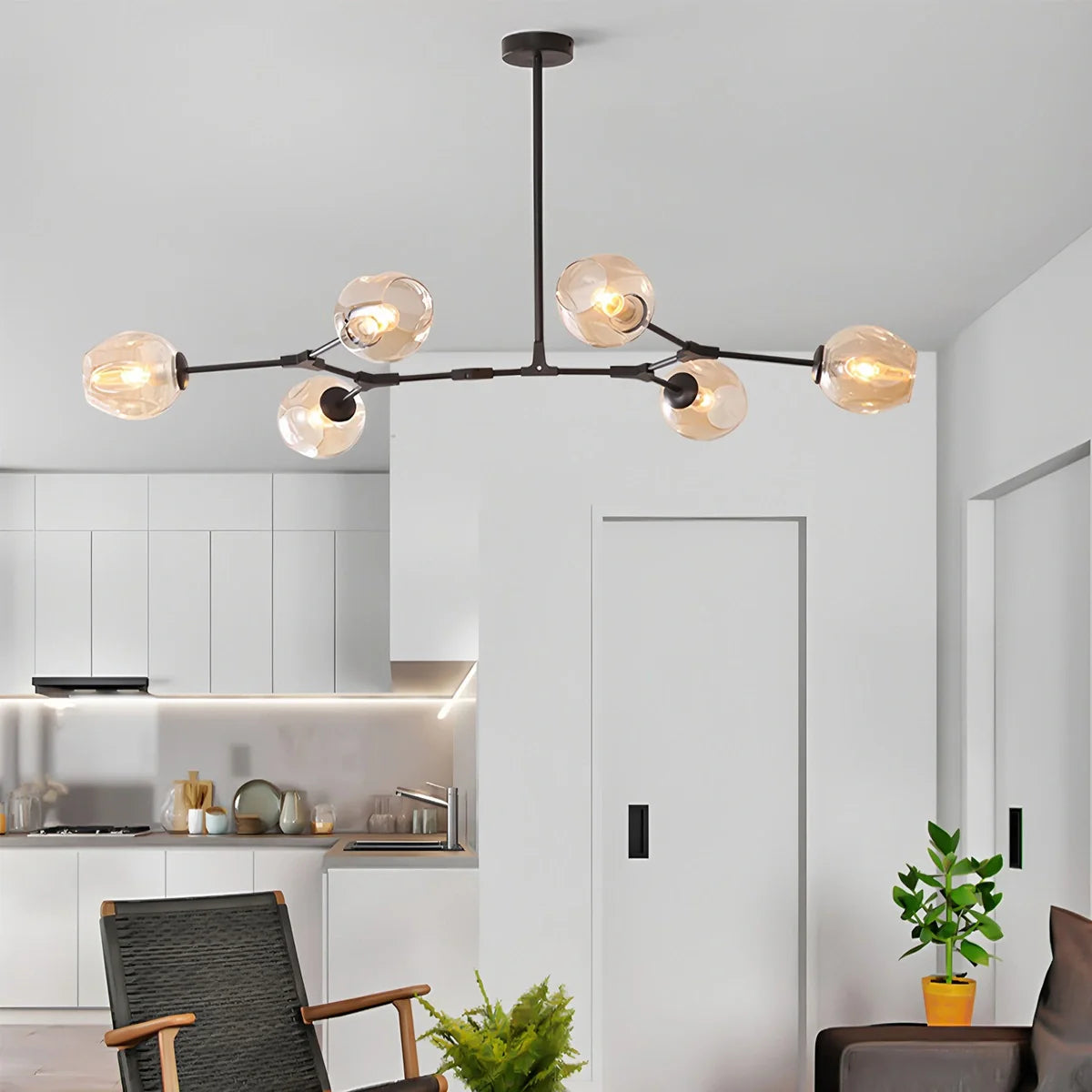 Feyran Freya Modern Glass Chandelier