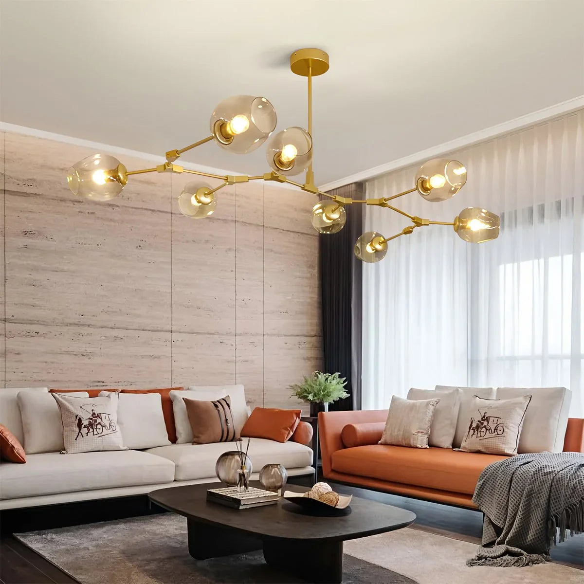 Feyran Freya Modern Glass Chandelier