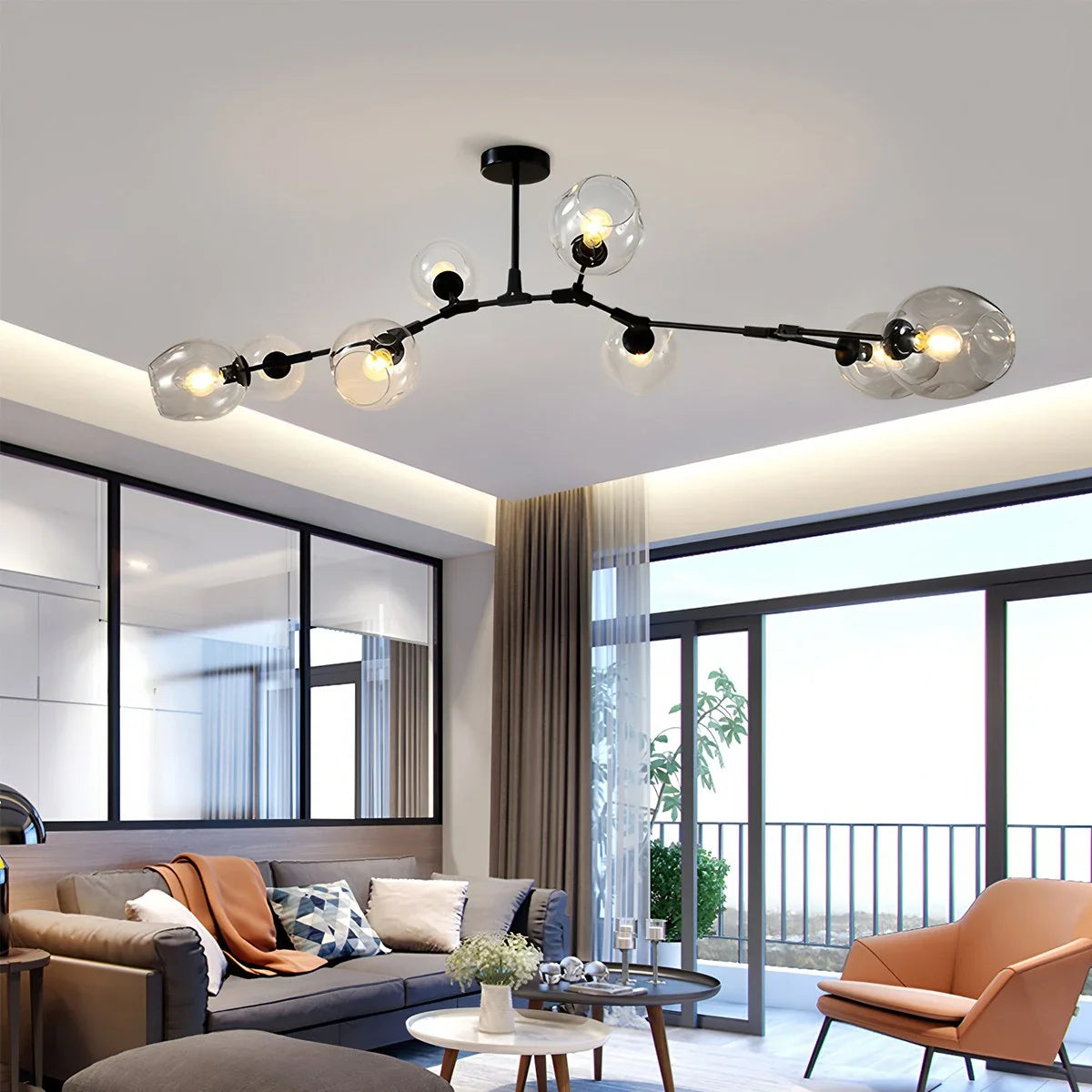 Feyran Freya Modern Glass Chandelier
