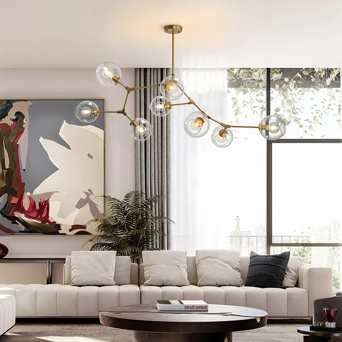 Feyran Freya Modern Glass Chandelier