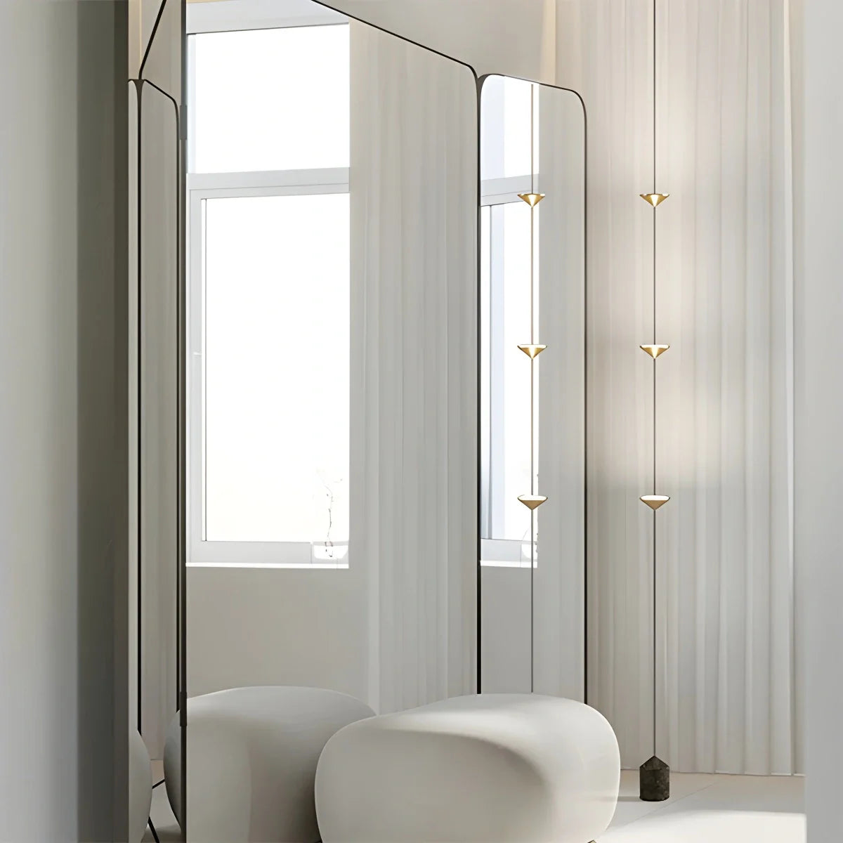 Feyran Full Length Minimalist Linear Floor Lamp