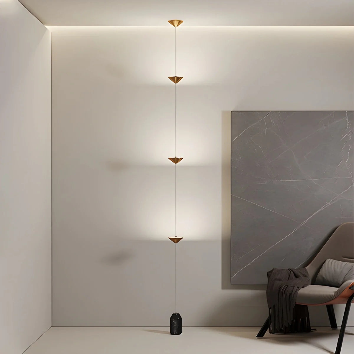 Feyran Full Length Minimalist Linear Floor Lamp