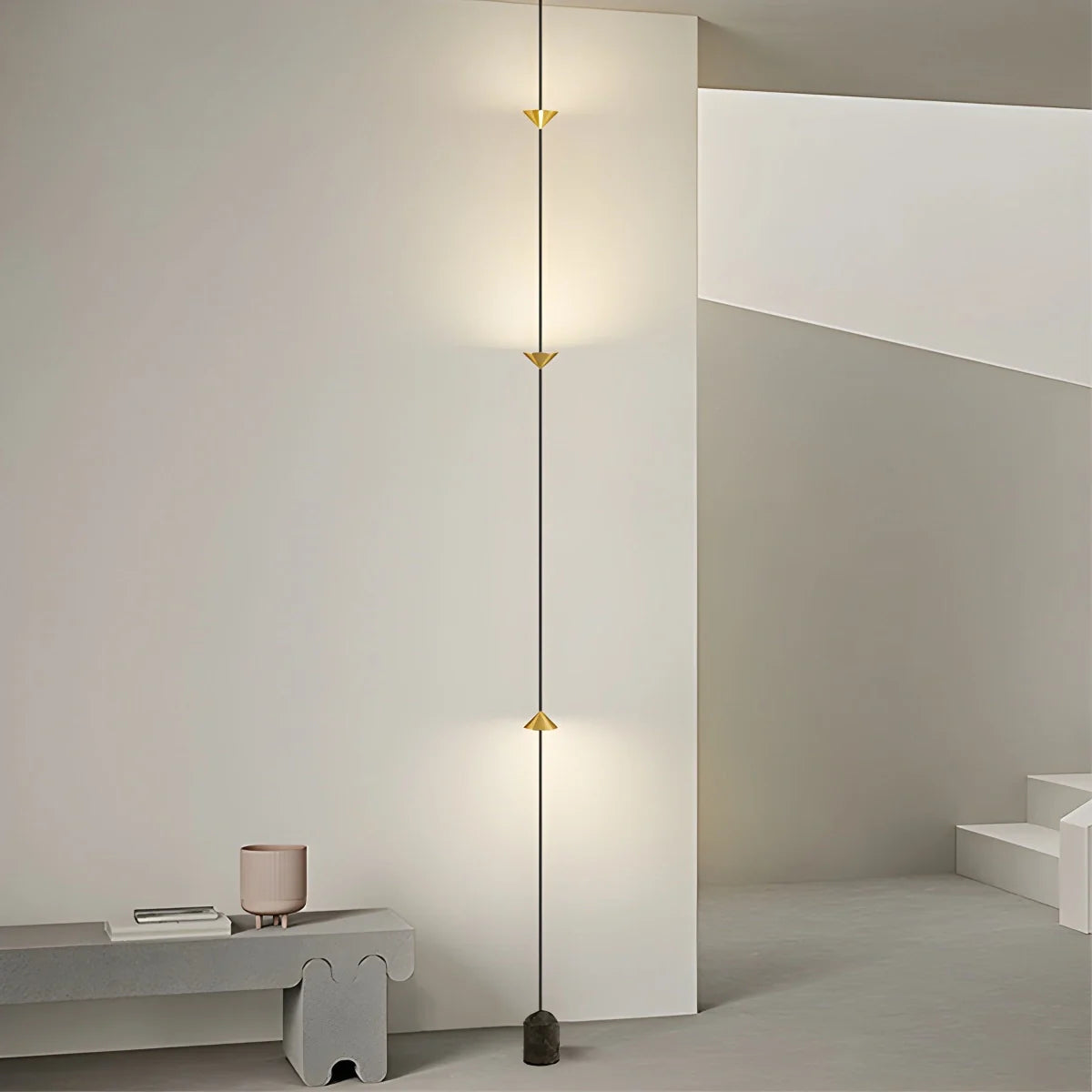 Feyran Full Length Minimalist Linear Floor Lamp