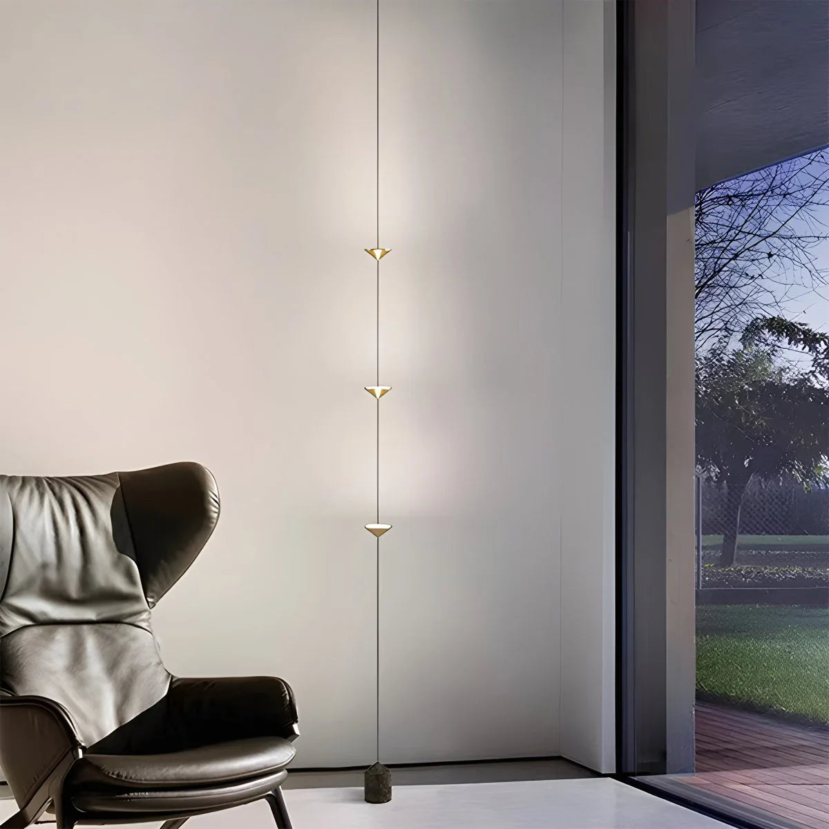Feyran Full Length Minimalist Linear Floor Lamp
