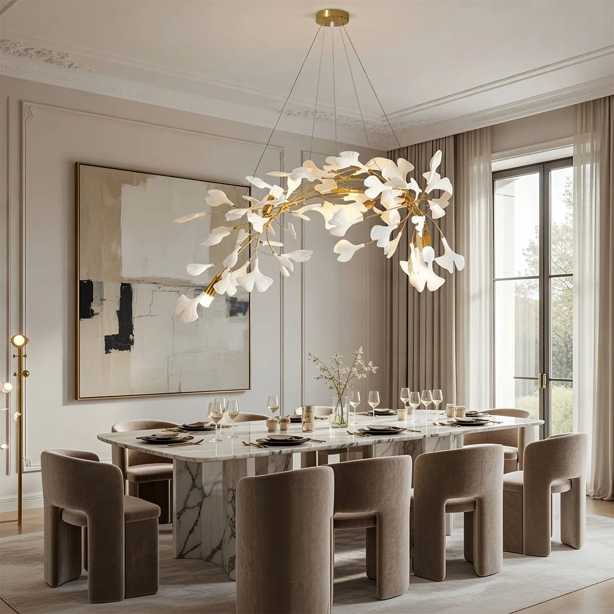 Feyran Ginkgo Chandelier D for Dining Room