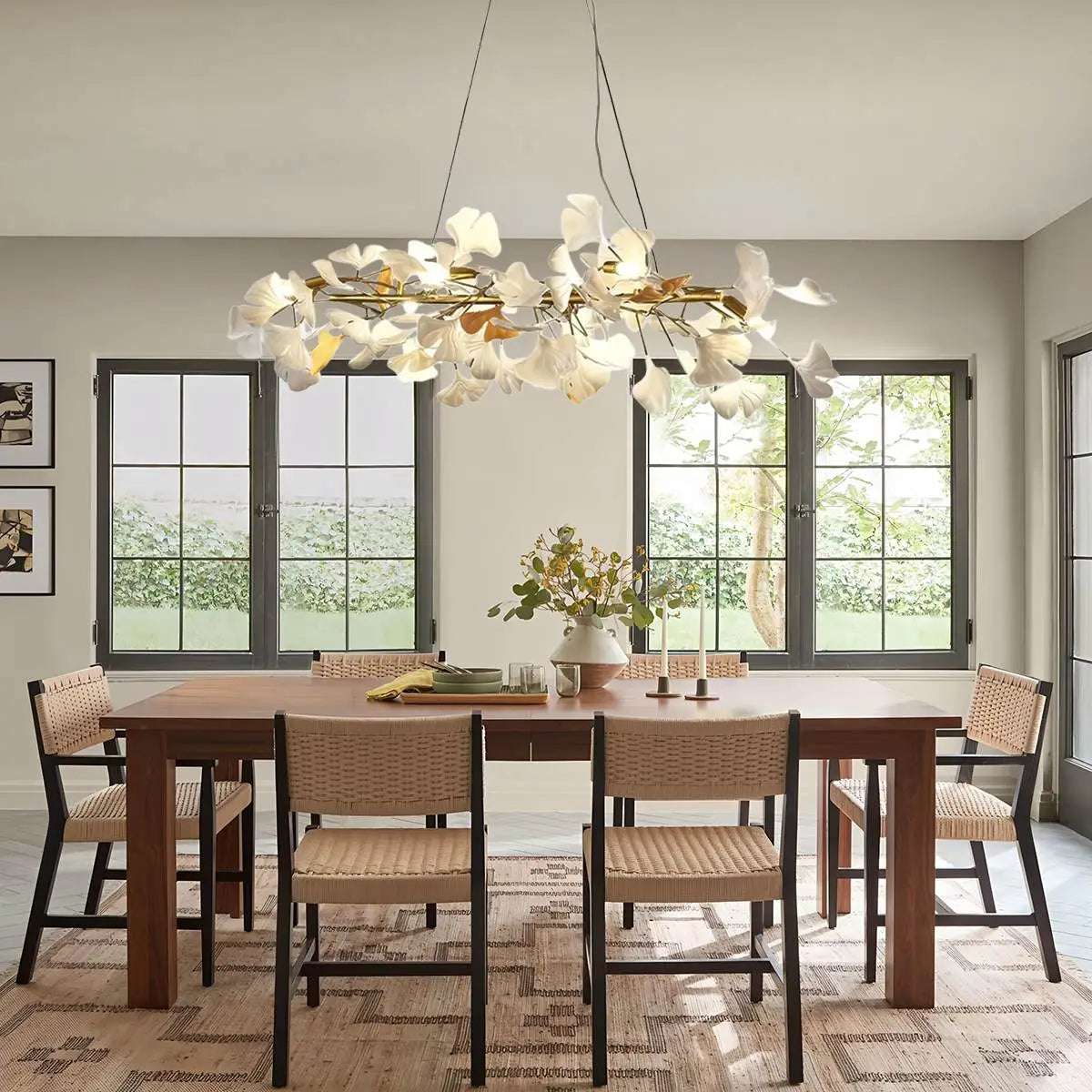 Feyran Ginkgo Chandelier M for Dining Table