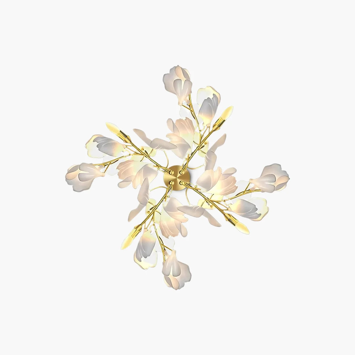 Feyran Ginkgo Flowers Wall Lamp for Living Room