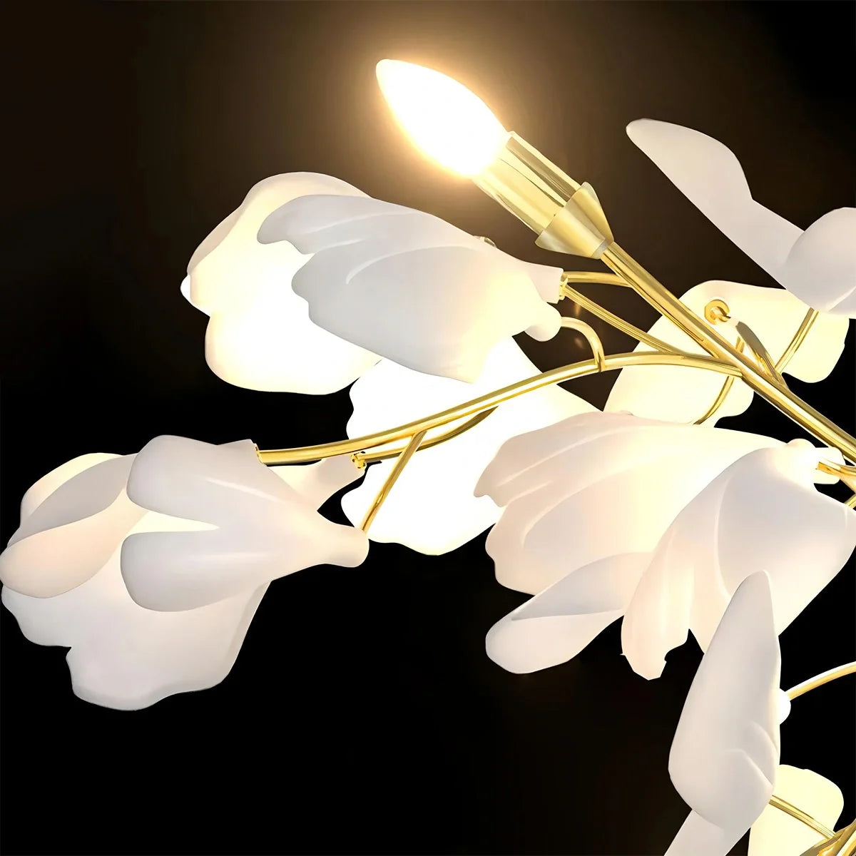 Feyran Ginkgo Flowers Wall Lamp for Living Room