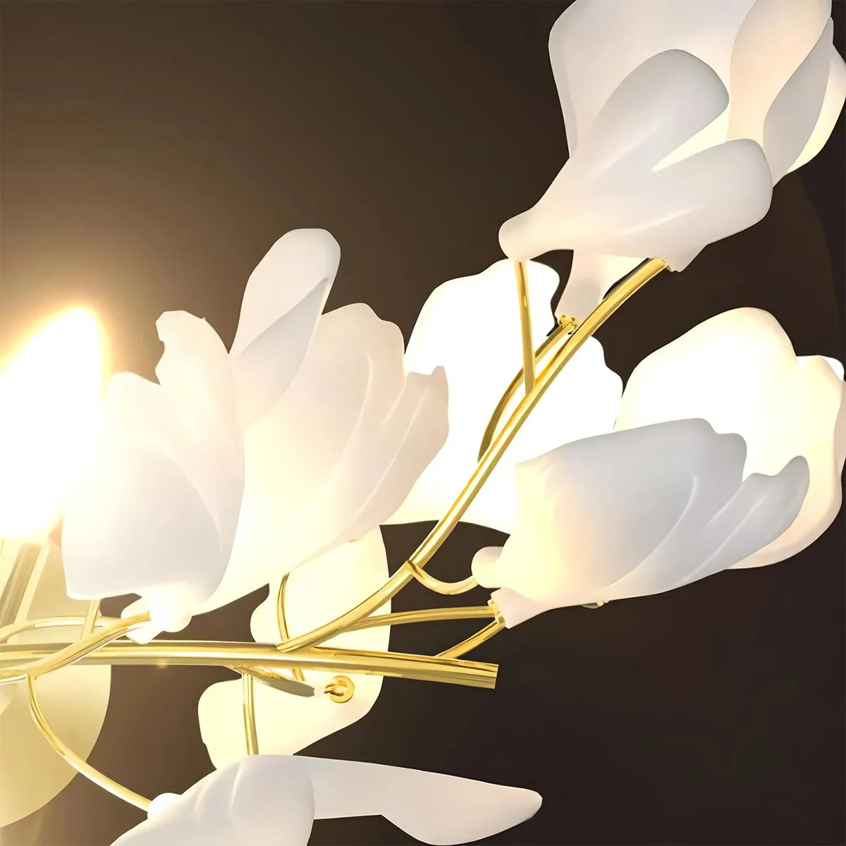 Feyran Ginkgo Flowers Wall Lamp for Living Room