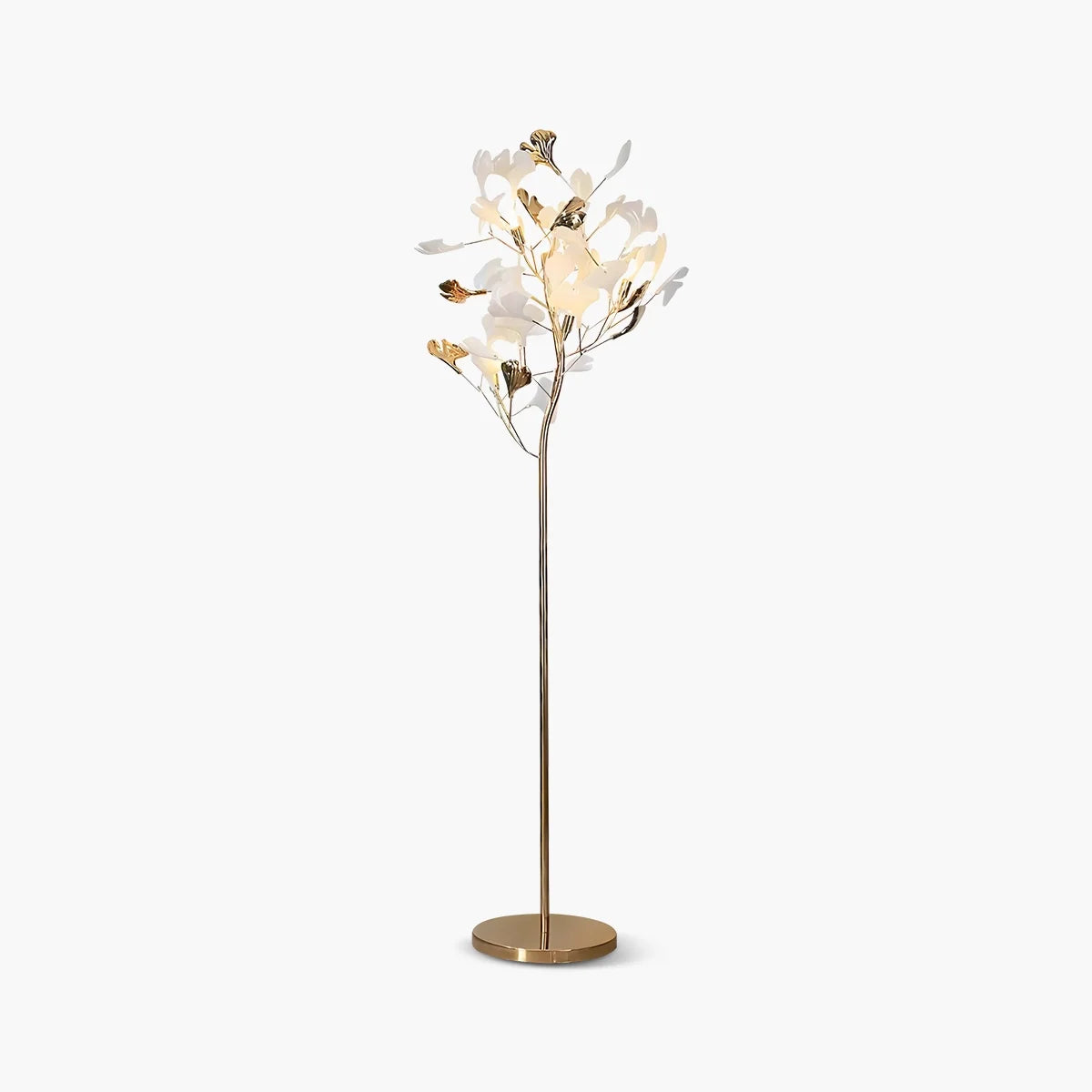 Feyran Ginkgo Leaf Floor Lamp for Living Room