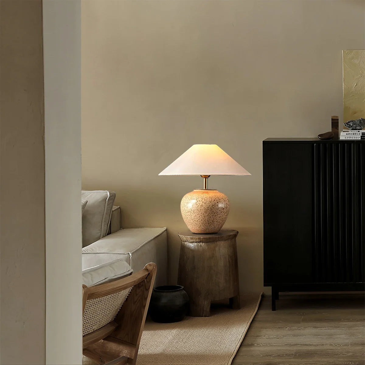 Feyran Glazed Ceramic Table Lamp