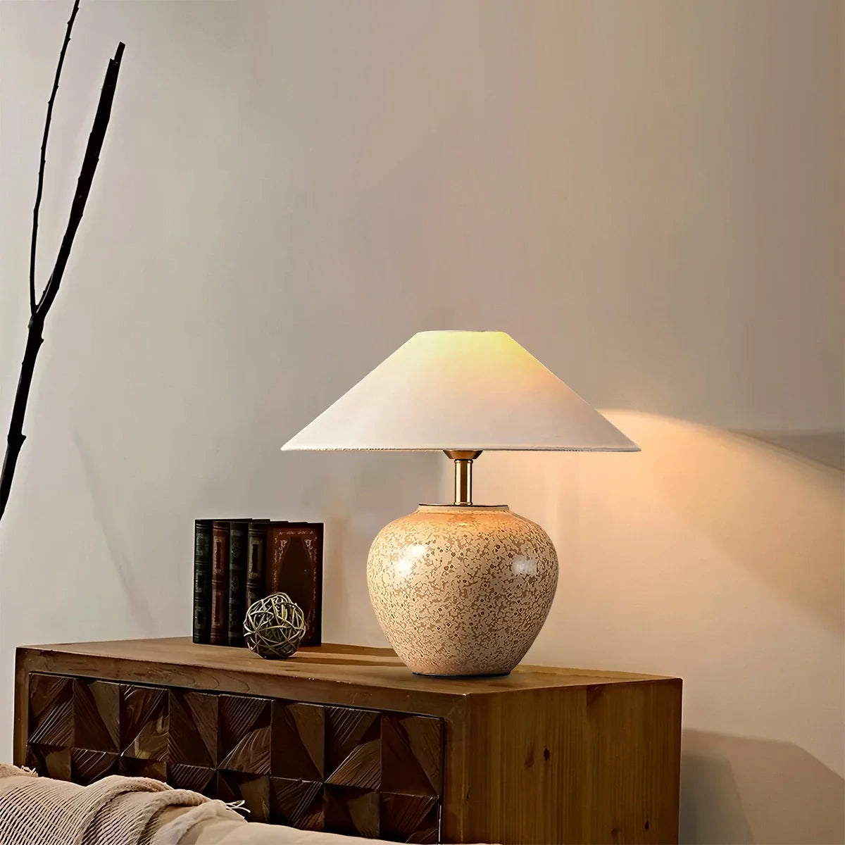 Feyran Glazed Ceramic Table Lamp