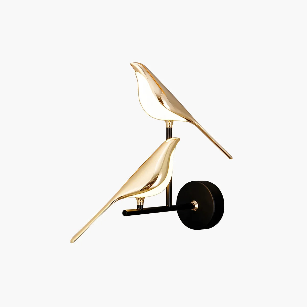 Feyran Gold Birds Wall Sconce for Bedroom