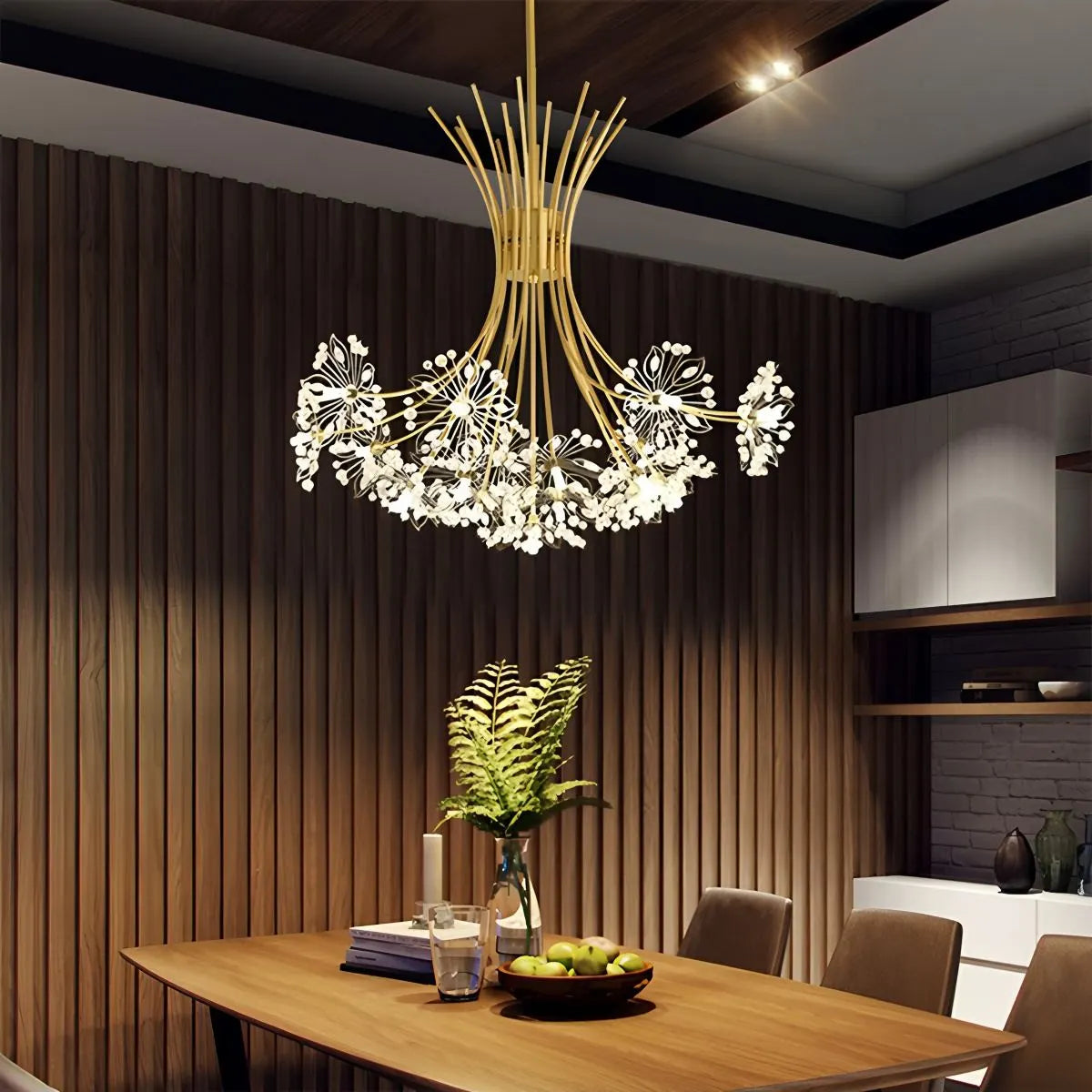 Feyran Gypsophila Bouquet Crystal Chandelier