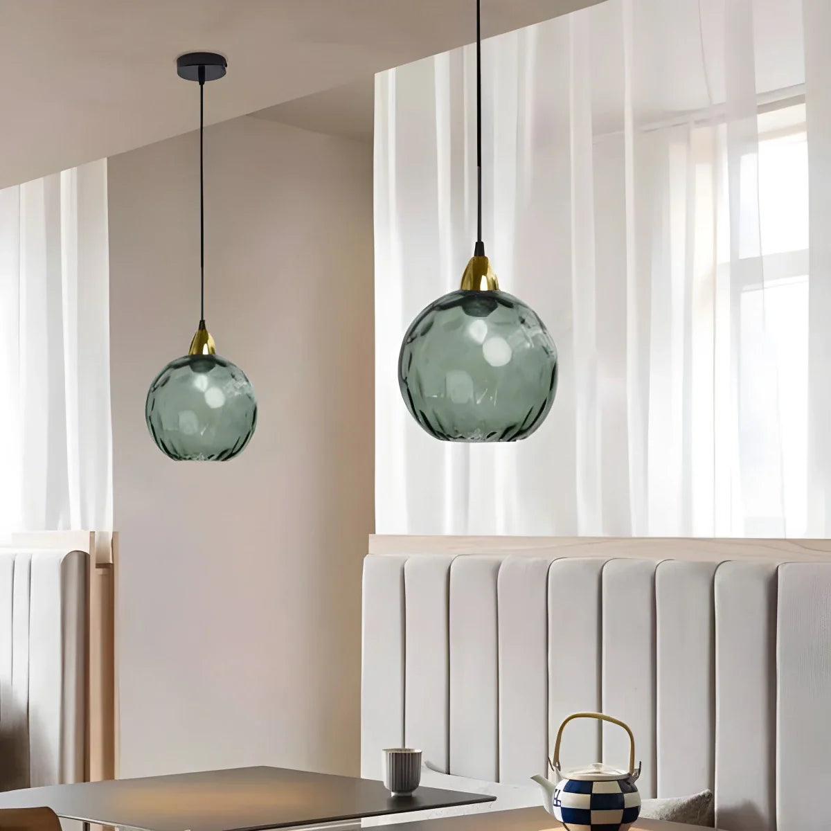 Feyran Colorful Glass Ball Pendant Light for Living Room