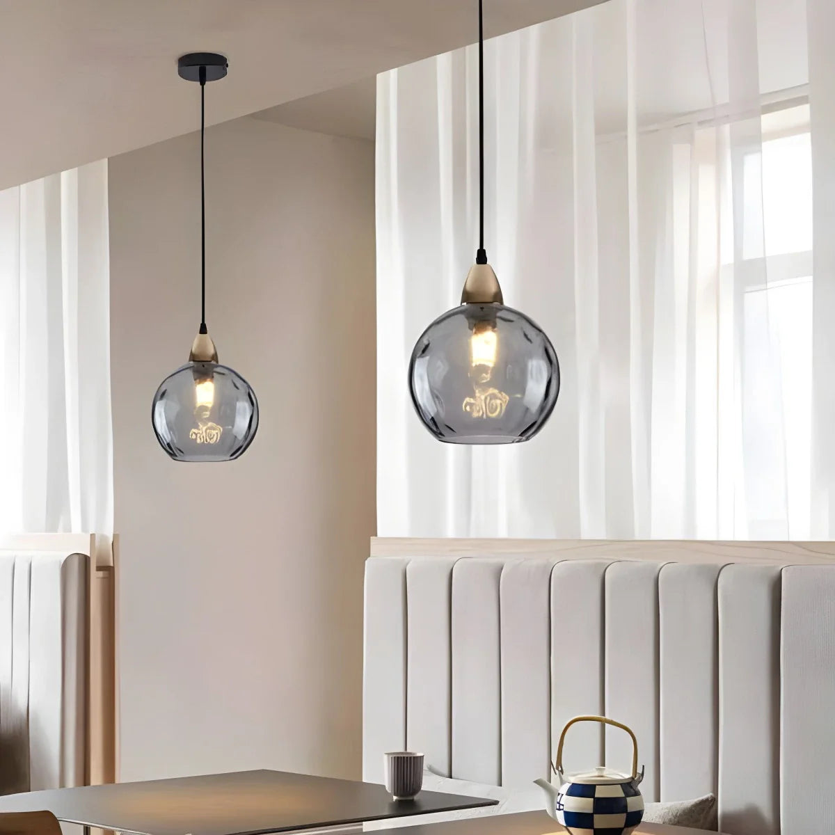 Feyran Colorful Glass Ball Pendant Light for Living Room