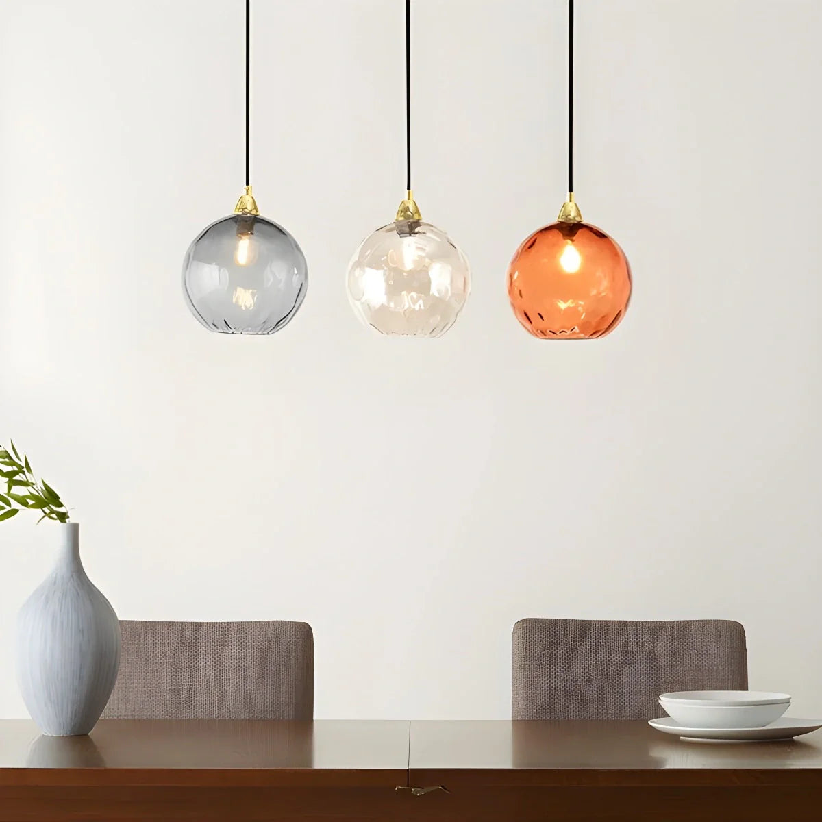 Feyran Colorful Glass Ball Pendant Light for Living Room